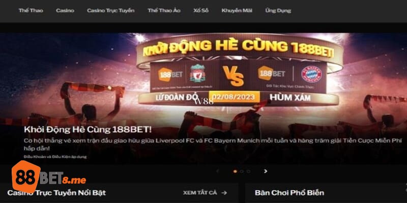 Giới thiệu hệ thống 188bet – nền tảng cá cược đa dạng và phong phú